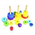 TOOKY TOYS ΞΥΛΙΝΟΙ ΠΥΡΓΟΙ ΣΤΟΙΒΑΞΗΣ ΓΕΩΜΕΤΡΙΚΩΝ ΣΧΗΜΑΤΩΝ TKF008 (17 TMX.)