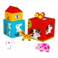 TOOKY TOYS ΞΥΛΙΝΟΙ ΚΥΒΟΙ ΣΤΟΙΒΑΞΗΣ ΦΑΡΜΑ TKF053