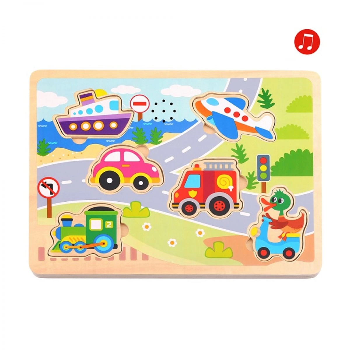 TOOKY TOYS ΞΥΛΙΝΑ ΣΦΗΝΩΜΑ ΗΧΟ ΟΧΗΜΑΤΑ 064