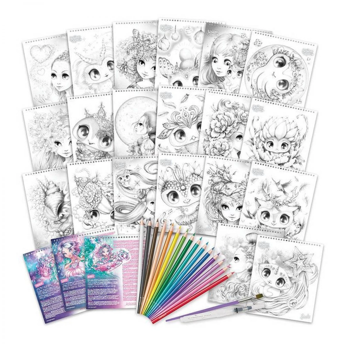 TWEEN TEAM NEBULOUS STARS WATERCOLORING BOOK 11133