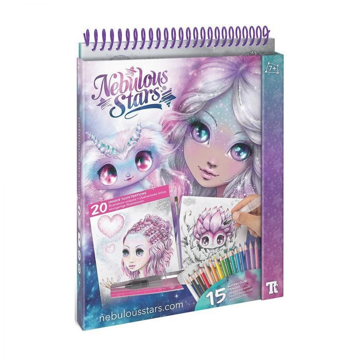 TWEEN TEAM NEBULOUS STARS WATERCOLORING BOOK 11133