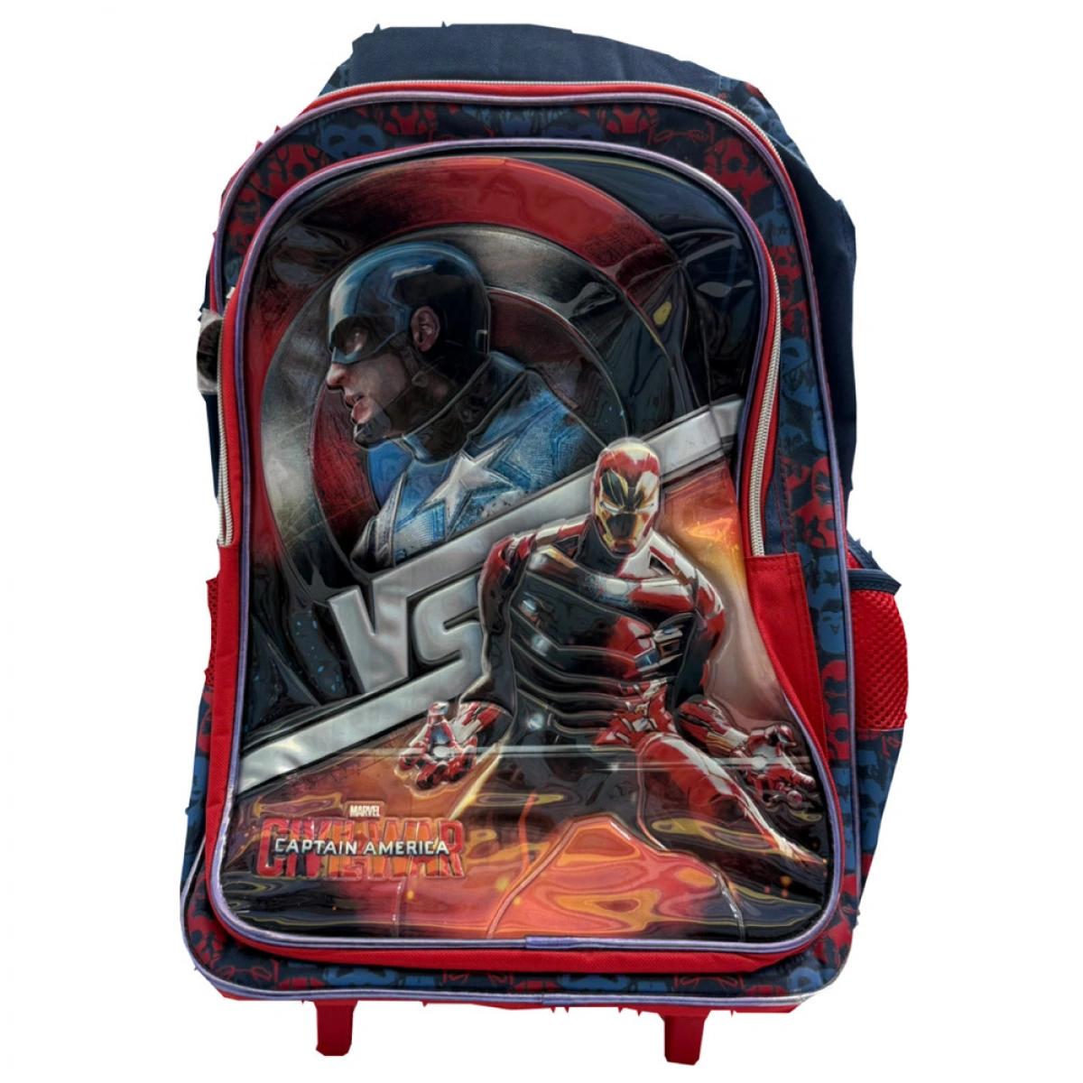 DIAKAKIS ΤΣΑΝΤΑ ΤΡΟΛΛΕΥ 3 ΘΗΚΕΣ CAPTAIN AMERICA 0500681