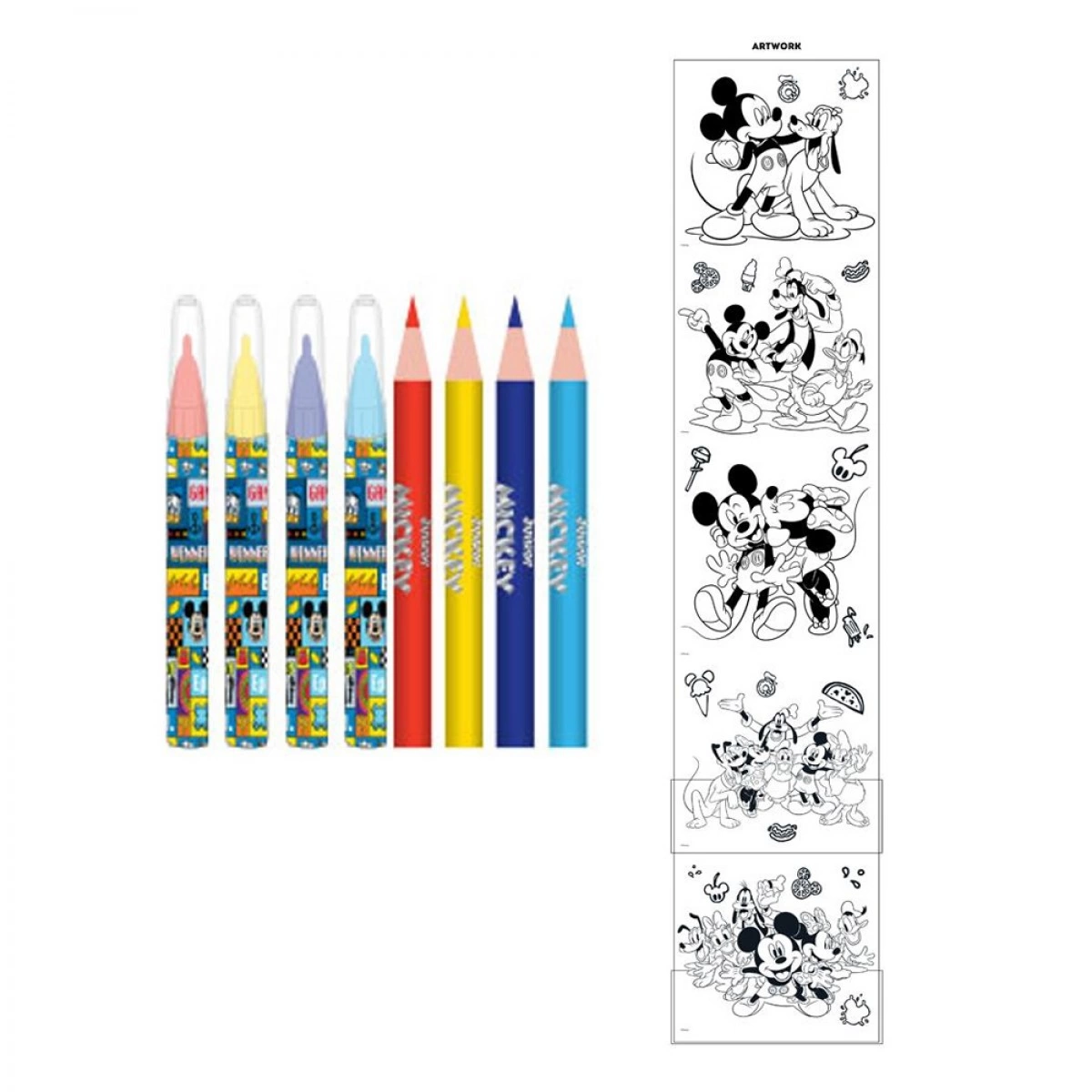 DIAKAKIS ΣΕΤ ΧΡΩΜΑΤΙΣΜΟΥ ROLL & GO MICKEY-MINNIE 563713