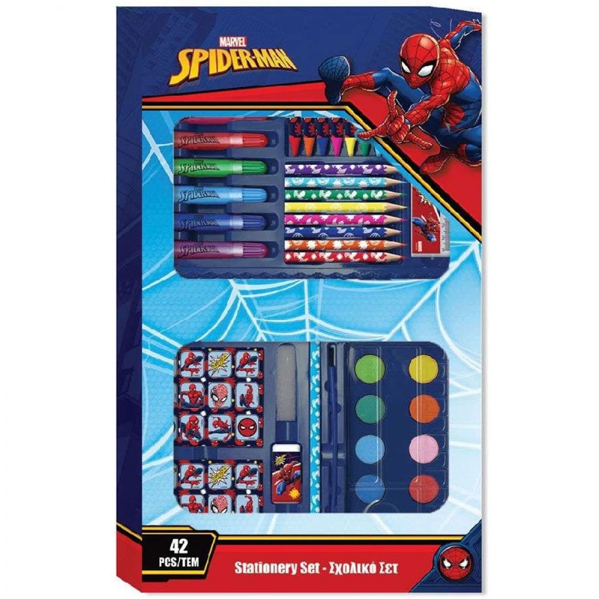 DIAKAKIS ΣΕΤ ΧΡΩΜΑΤΙΣΜΟΥ 42ΤΕΜ SPIDERMAN NO 508632