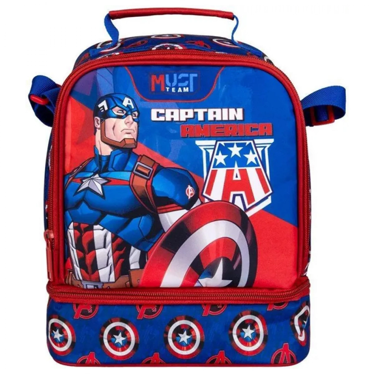 DIAKAKIS ΤΣΑΝΤΑΚΙ ΦΑΓΗΤΟΥ ΙΣΟΘΕΡΜΙΚΟ ΜΕ 2 ΘΗΚΕΣ AVENGERS CAPTAIN AMERICA 506315