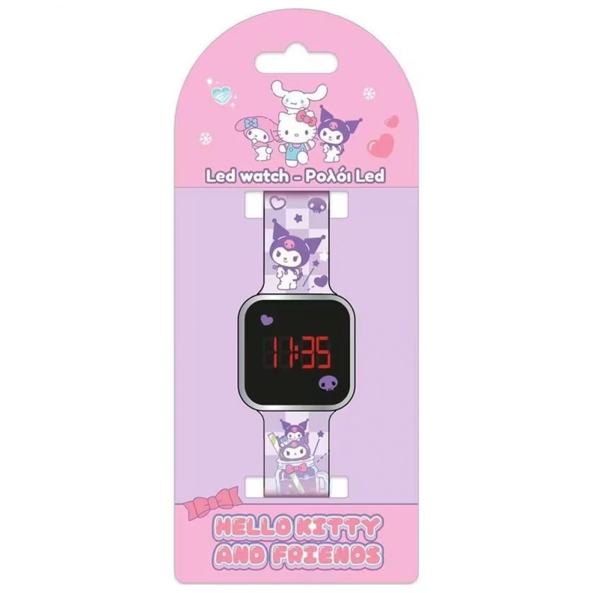 DIAKAKIS ΡΟΛΟΙ LED HELLO KITTY AND FRIENDS - KUROMI 000490230