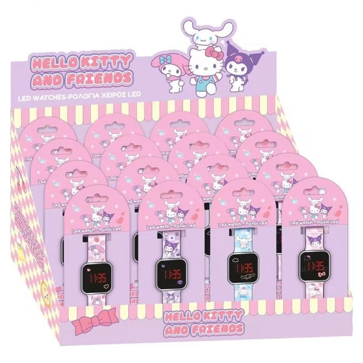 DIAKAKIS ΡΟΛΟΙ LED HELLO KITTY AND FRIENDS - KUROMI 000490230