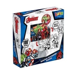 DIAKAKIS PUZZLE 100 ΤΕΜAΧΙΩΝ ΧΡΩΜΑΤΙΣΜΟΥ 2 ΟΨΕΩΝ AVENGERS 506165