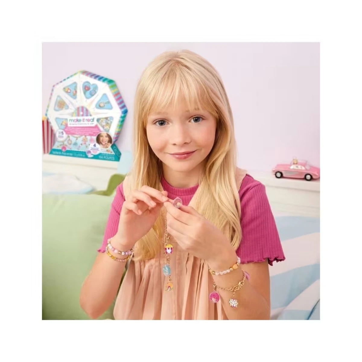 MAKE IT REAL SWEET SPIN CARNIVAL LIP GLOSS BRACELETS 2705