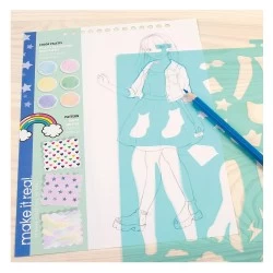 MAKE IT REAL FASHION  DESIGN SKETCHBOOK DIGITAL DREAM 3203