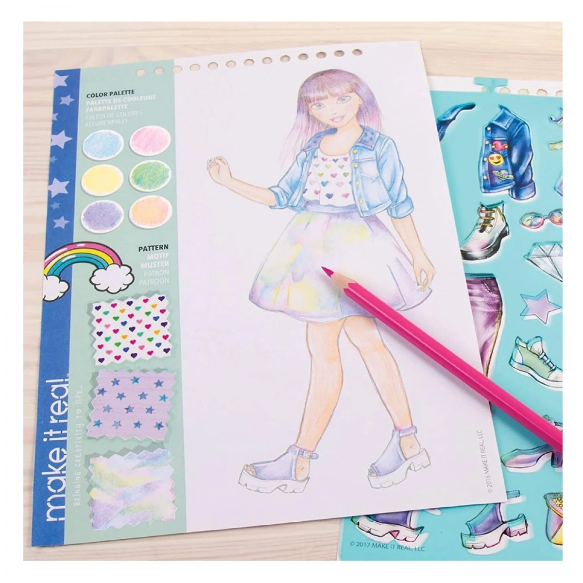 MAKE IT REAL FASHION  DESIGN SKETCHBOOK DIGITAL DREAM 3203