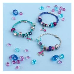 MAKE IT REAL HALO CHARMS BRACELETS TRUE BLUE 1721