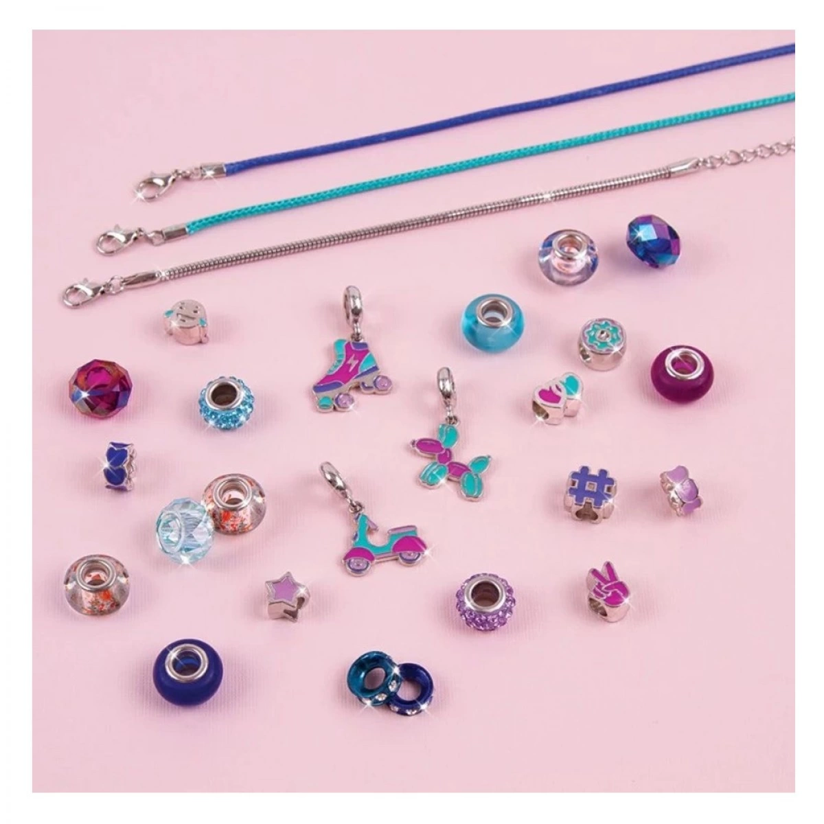 MAKE IT REAL HALO CHARMS BRACELETS TRUE BLUE 1721