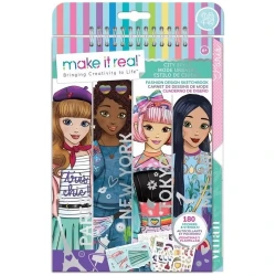 MAKE IT REAL FASHION DESIGN SCETCHBOOK CITY STYLE 3207