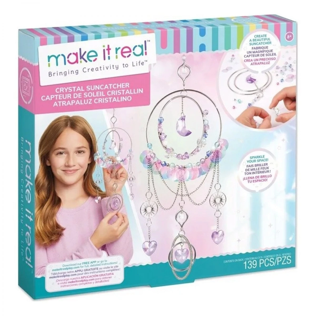 MAKE IT REAL CRYSTAL SUNCATCHER 1420