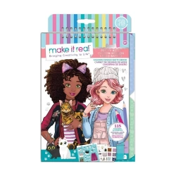 MAKE IT REAL FASHION DESIGN SKETCHBOOK PRETTY KITTY 3204