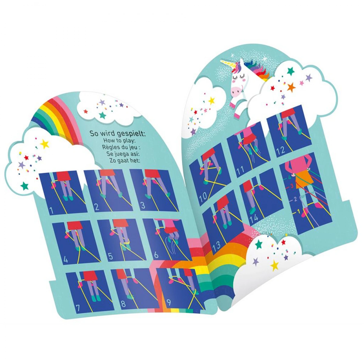 MOSES ΠΑΙΧΝΙΔΙ ΕΞΩΤΕΡΙΚΟΥ ΧΩΡΟΥ ΛΑΣΤΙΧΟ RAINBOW UNICORN 38132