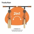 ΑΘΛΟΠΑΙΔΙΑ ΠΟΔΗΛΑΤΟ ΙΣΟΡΡΟΠΙΑΣ YVOLUTION VELO JUNIOR AIR ΜΑΥΡΟ 53.YT30K4