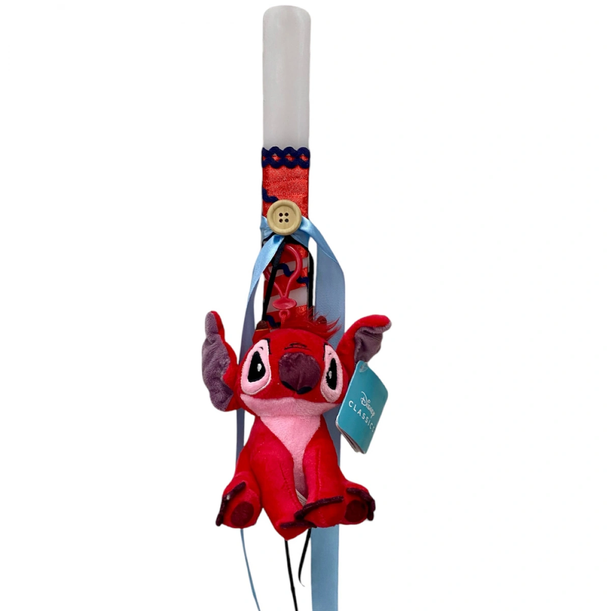 ΧΕΙΡΟΠΟΙΗΤΗ EASTER CANDLE HANDMADE WITH TEDDY ANGEL