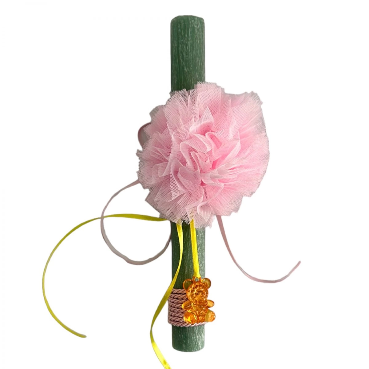 ΧΕΙΡΟΠΟΙΗΤΗ EASTER CANDLE AROMATIC WITH ORANGE BEAR