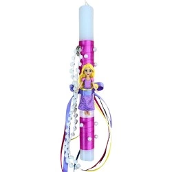 ΧΕΙΡΟΠΟΙΗΤΗ ΠΑΣΧΑΛΙΝΗ ΛΑΜΠΑΔΑ RAPUNZEL