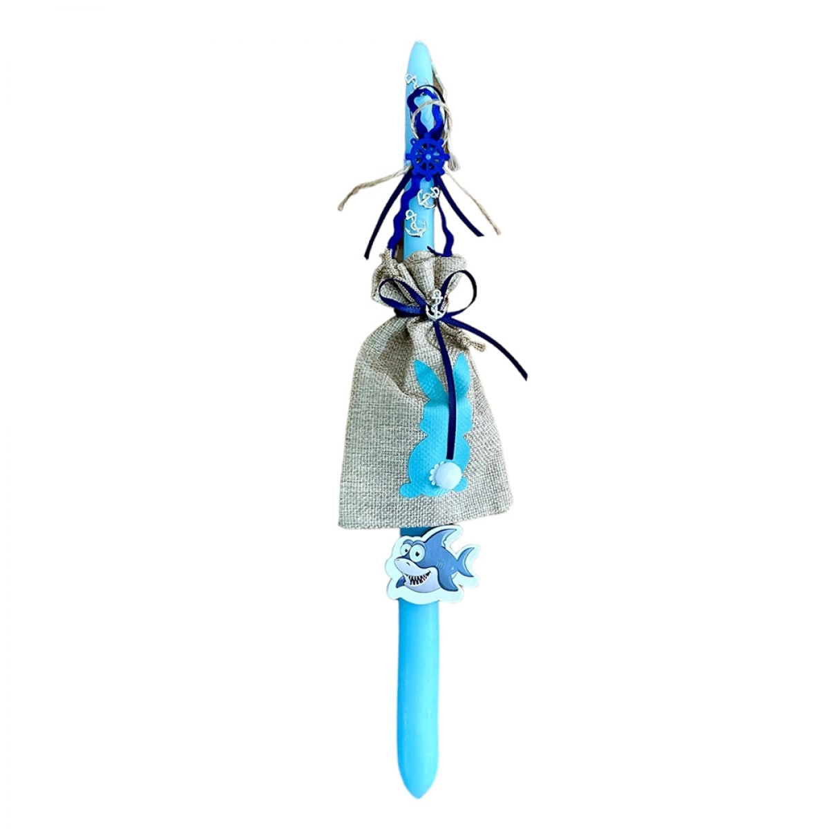 ΧΕΙΡΟΠΟΙΗΤΗ EASTER CANDLE WITH SHARK