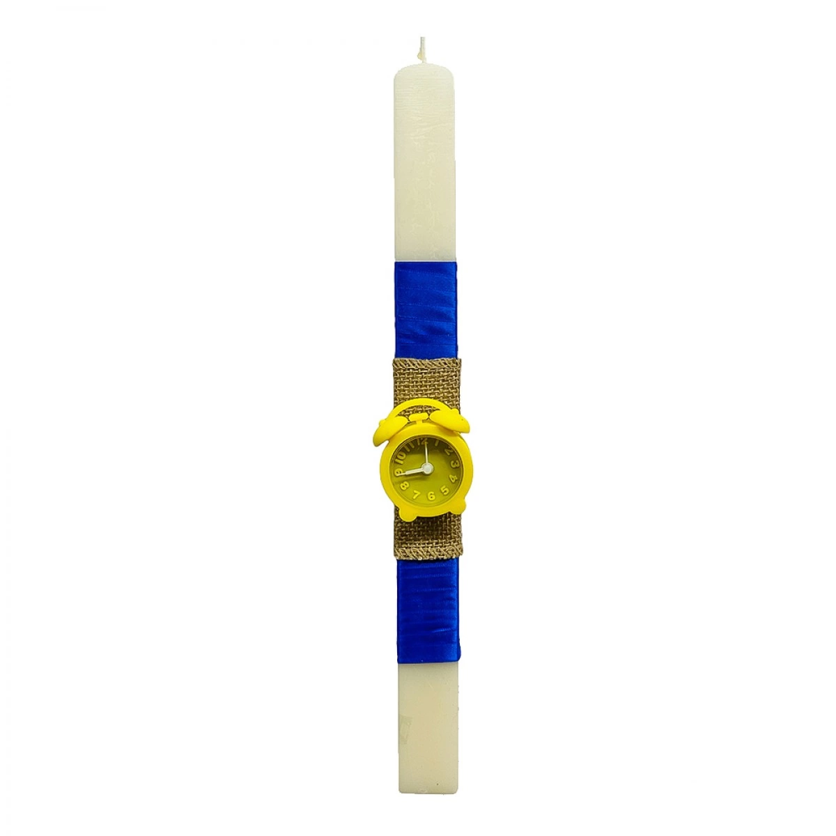 ΧΕΙΡΟΠΟΙΗΤΗ EASTER CANDLE WITH YELLOW WATCH