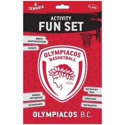 ΧΆΡΤΙΝΗ ΠΌΛΗ ΟΛΥΜΠΙΑΚΟΣ ΜΠΑΣΚΕΤ ACTIVITY FUN 0080