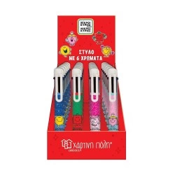 ΧΆΡΤΙΝΗ ΠΌΛΗ ΣΤΥΛΟ ΜΕ 6 ΧΡΩΜΑΤΑ - ΜΙΚΡΟΙ ΚΥΡΙΟΙ 001